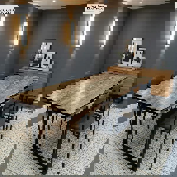 TRL Furniture Premium Solid Oak Dining Table