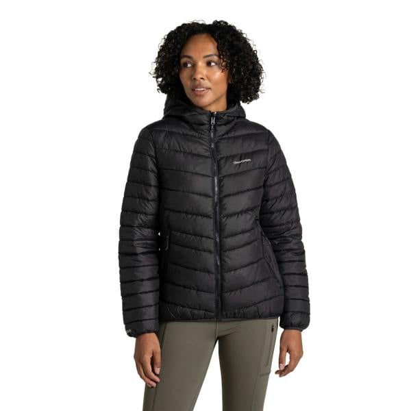 Craghoppers Womens/Ladies Compresslite IX Insulated Hooded Jacket - Black - 