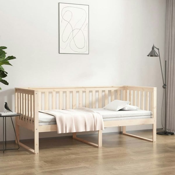 Berkfield Day Bed 100x200 cm Solid Wood Pine