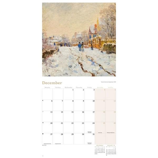 Monet Calendar 2027, Wall Calendars, Month To View, Art, Gift