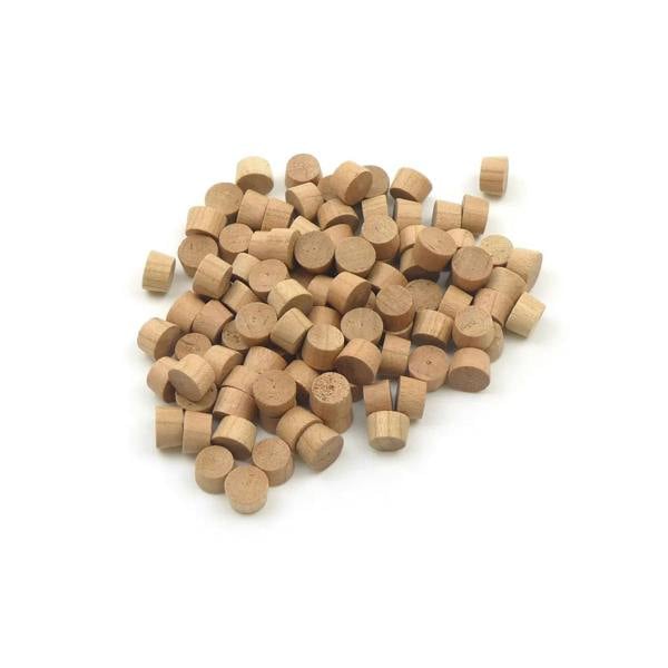 10mm Cherry Flat Head End Grain Plug