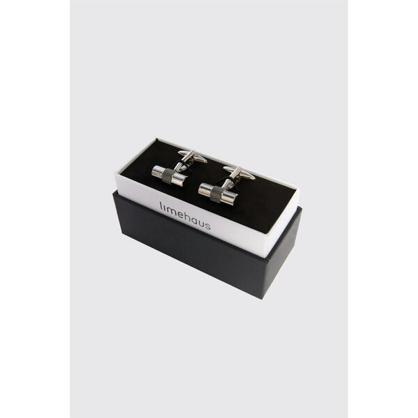 Limehaus Two-Tone Barrel Cufflinks