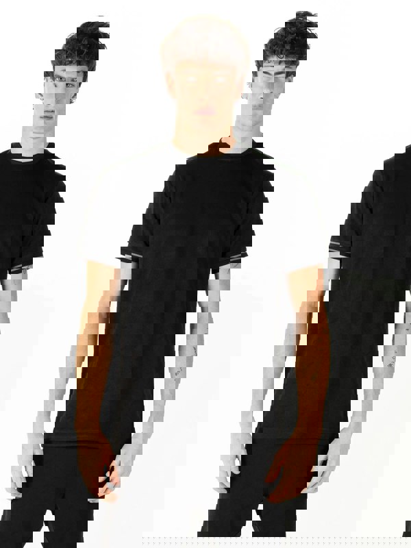 Luke 1977 Hyde Textured T-Shirt - Black