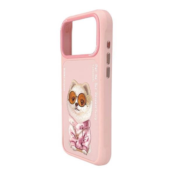 Nimmy Friends Nimmy Glass Cool Dog Case with MagSafe for iPhone 17 Pro Max 6.9" Pink - N-YJ-IP17-PRO-MAX-031