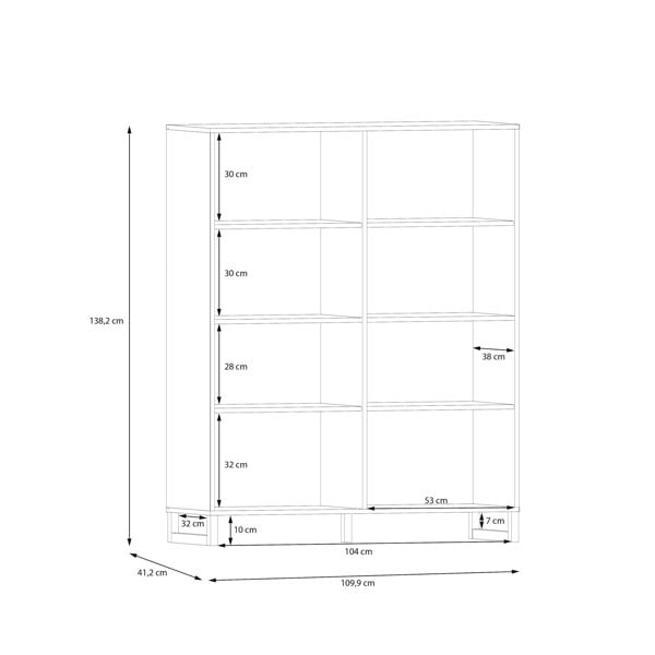 Furniture To Go Sali 4 Door Highboard in Sage Green