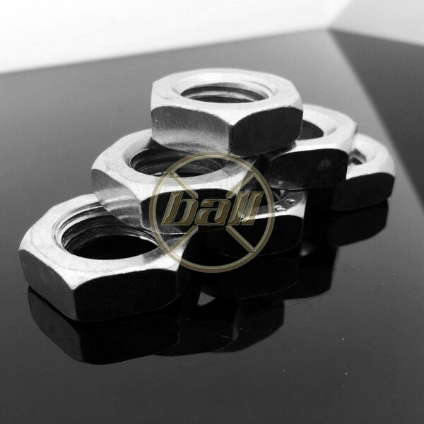 Fixaball Half Thin Lock Nuts Stainless A2 304 M2 - M30