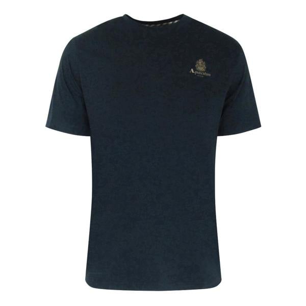 Aquascutum Active Small Logo Navy Blue T-Shirt