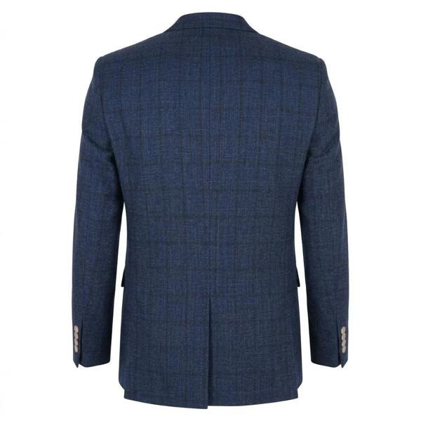 TruClothing IM11 - Men's Check Slim Fit Two-Button Blazer