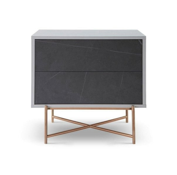 Bedside Chest With Two Drawers by Gillmore