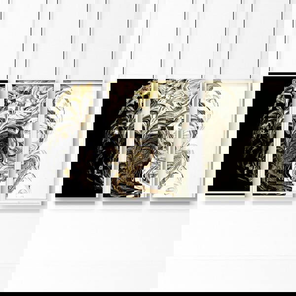 Unique wall art for living room | set of 3 wall art prints