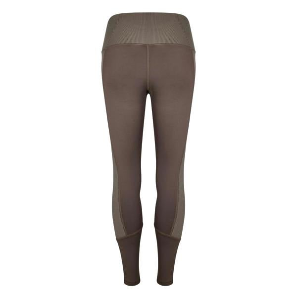 Reebok Womens/Ladies Ribbed Slim Leggings - Grey - 