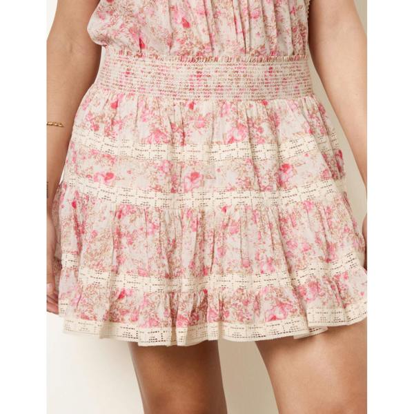 Blue Vanilla Mini Floral Skirt