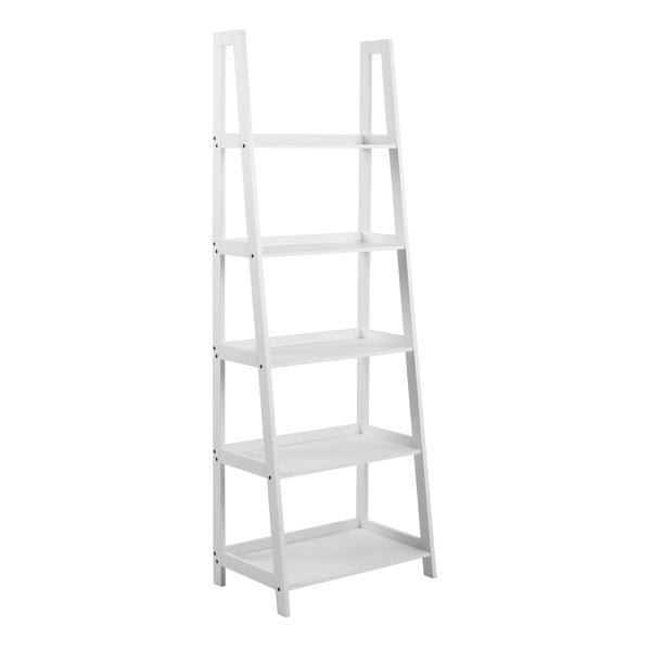 Furniture To Go Wally Bookcase with 5 shelves in White