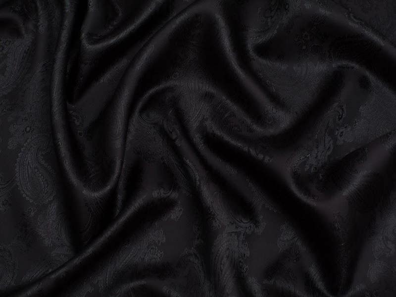 Minerva Core Range Woven Jacquard Lining Fabric, Paisley Print Dressmaking Fabric, 143cm Wide - per metre
