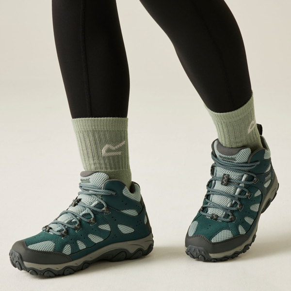 Regatta Womens Edgepoint IV Mid Cut Walking Boots - Green Haze
