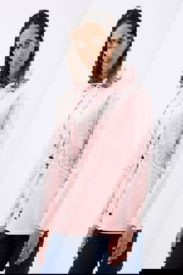 ENORSIA Womens Hooded Tie Waist Sweatshirt