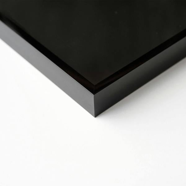 nielsen Alpha Aluminium Picture Frame - Polished Jet Black