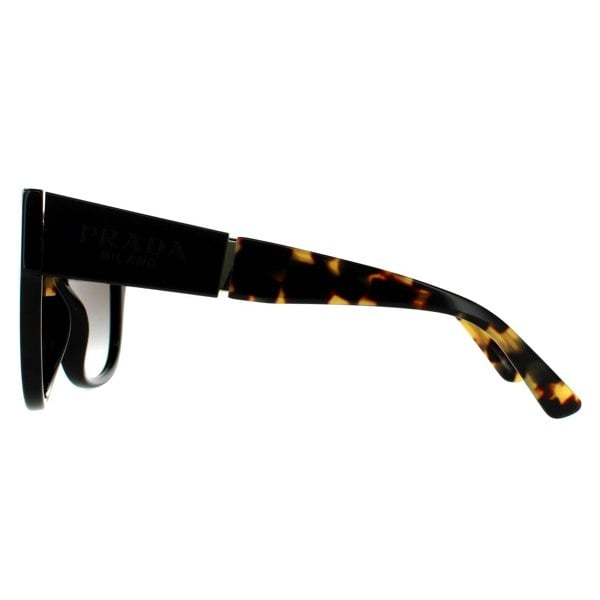 Prada Sunglasses PR02WS 01M0A7 Black Havana Grey Gradient
