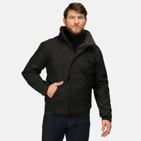 Regatta Dover Waterproof Windproof Jacket (Thermo-Guard Insulation) - Black/Ash - 