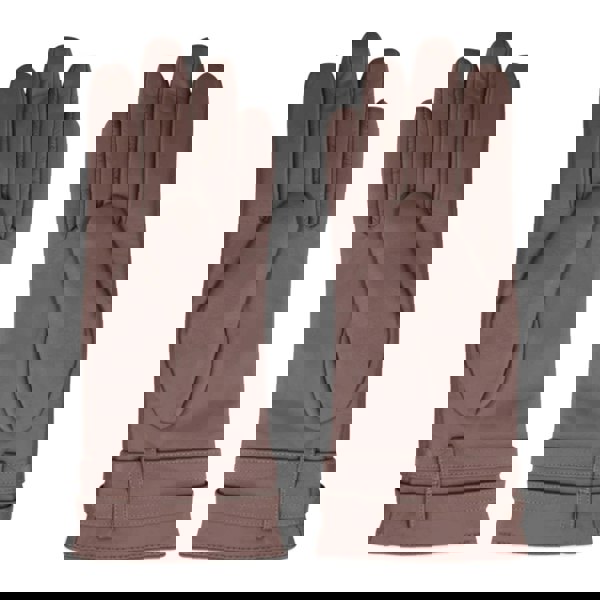 Infinity Leather Women's Genuine Leather Adjustable Wrist Buckle Gloves