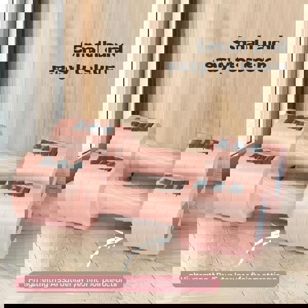 Centra Pair Dumbbells  Fast Adjustable 1KG-2.5KG With Metal Weight Pink