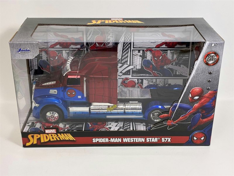 MCSlots Spiderman Western Star 57X 1:24 Scale Jada 35408