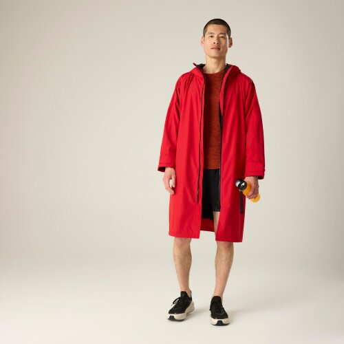 Regatta Unisex Adult Changing Robe - Classic Red/Black