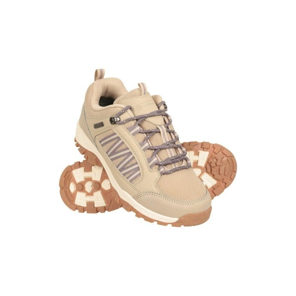 Mountain Warehouse Womens Path Waterproof Outdoor Walking Shoes - Taupe