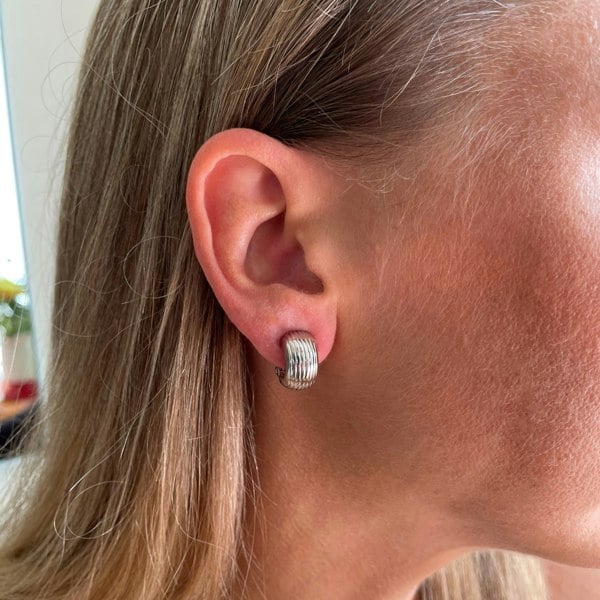 Cachet London Robbin Silver Clip On Earrings