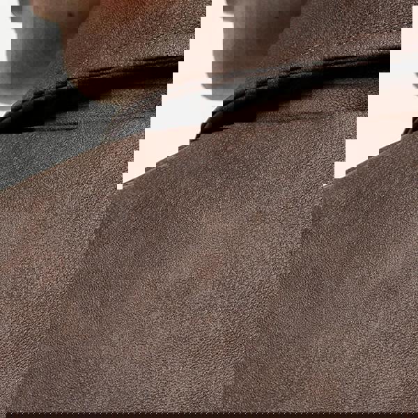 Good For Nothing Brown Vintage PU Coach Jacket - Brown Image 5