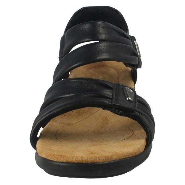 Clarks Ladies Clarks Casual Hook and Loop Sandals Kitly Ave