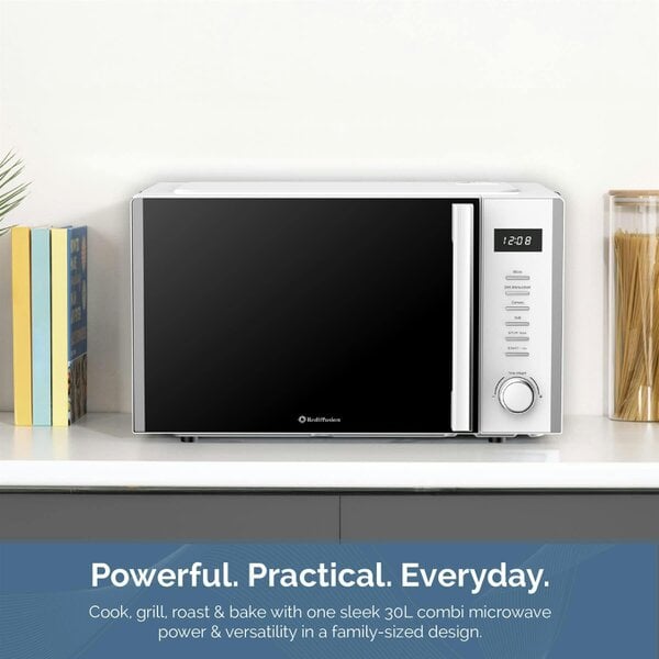 Rediffusion 30L Digital Combination Microwave with Grill & Convection – White