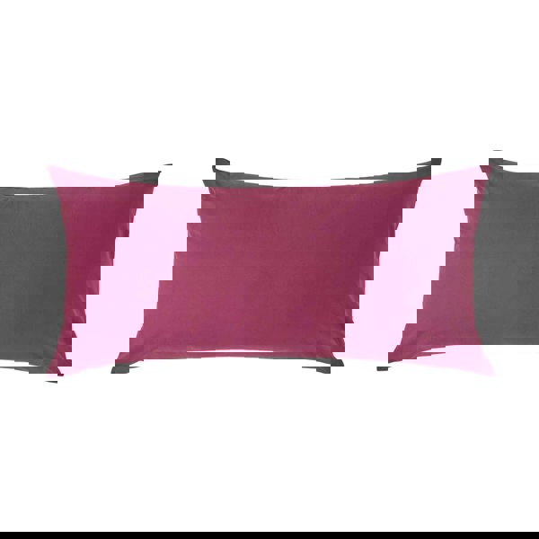 HOMESCAPES Crisp & Cool 200 TC Egyptian Cotton Percale Housewife Pillowcase, European Size