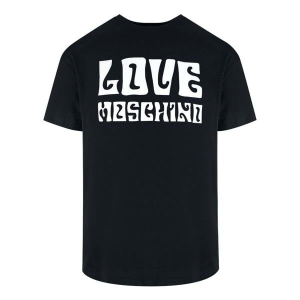 Moschino Love Moschino Groovy Logo Black T-Shirt