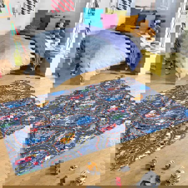 Play Rug for Kids – Race Track Design