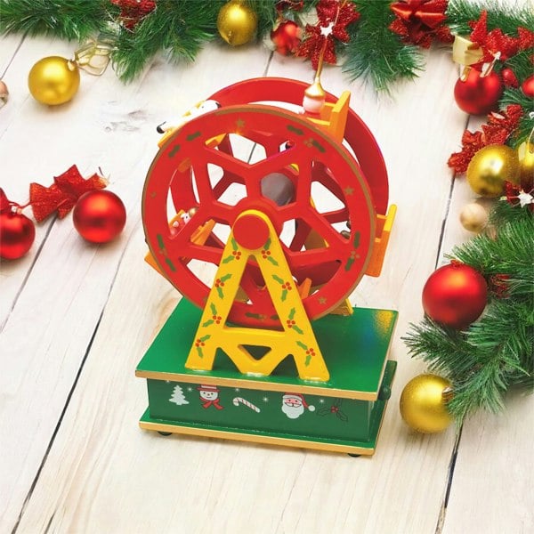 St Helens Wooden Ferris Wheel Music Box