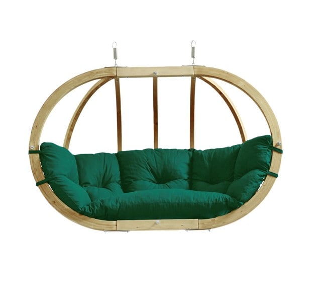 Globo Royal double hanging chair verde