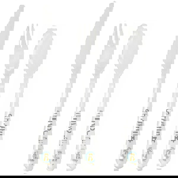 Personalised Memento Company Personalised Animal Alphabet Plastic Cutlery