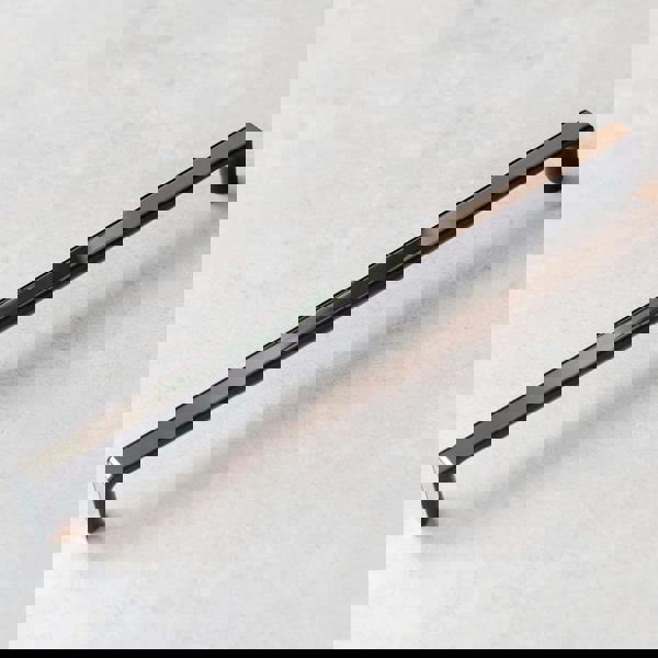 Handle & Home Polished Chrome/Gloss Black Twix Handle