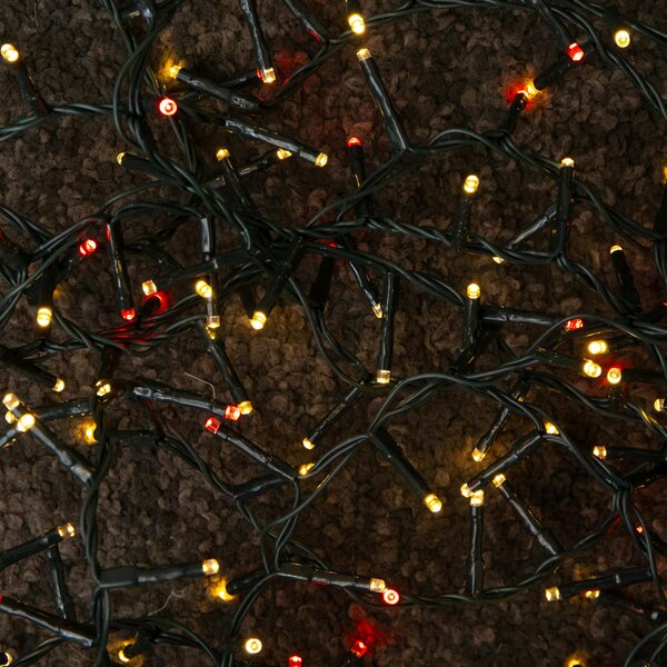 Samuel Alexander 75m 3000 LED TreeBrights Christmas String Lights in Red & Warm White