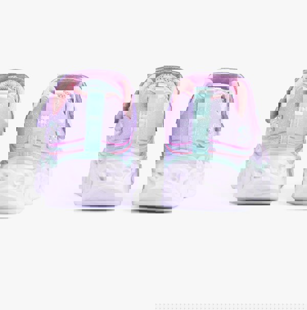 Skechers 302689L/LVMT HEART LIGHTS - RETRO HEARTS Girls Trainers Lavender/Multi