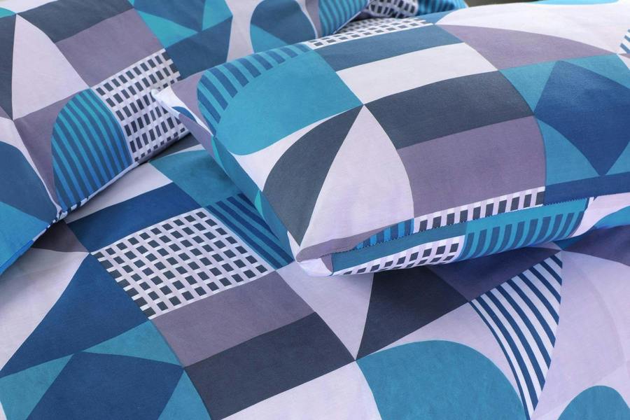 Scott Blue Duvet Cover Set