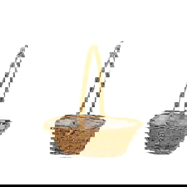 Country Rustic Flower Girl Basket