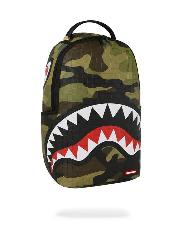 Sprayground Woodland Camo Check Backpack - Camo