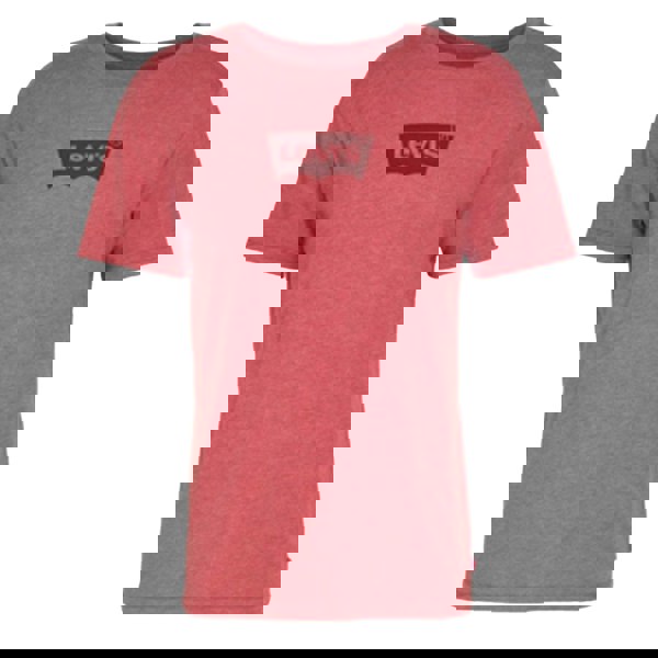 Levis Mens Batwing Logo Logo T-Shirt - Red