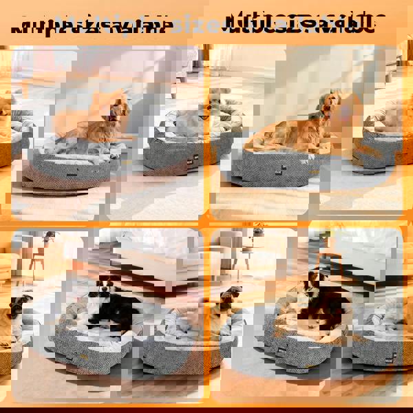 Skylos Pet Bed Washable Plush Orthopedic Soft Non Slip Mat Indoor Pet Cushion S