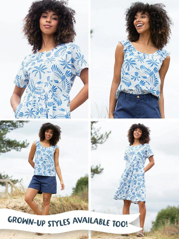Kite Girls Organic Toucan Do It Top