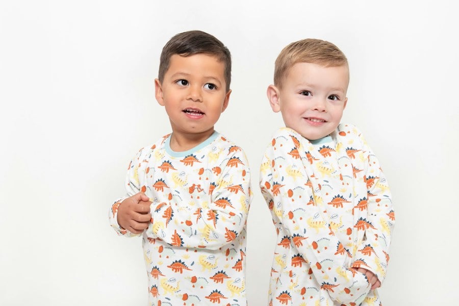 Luca and Rosa Toddler boy pyjamas - dinosaur print