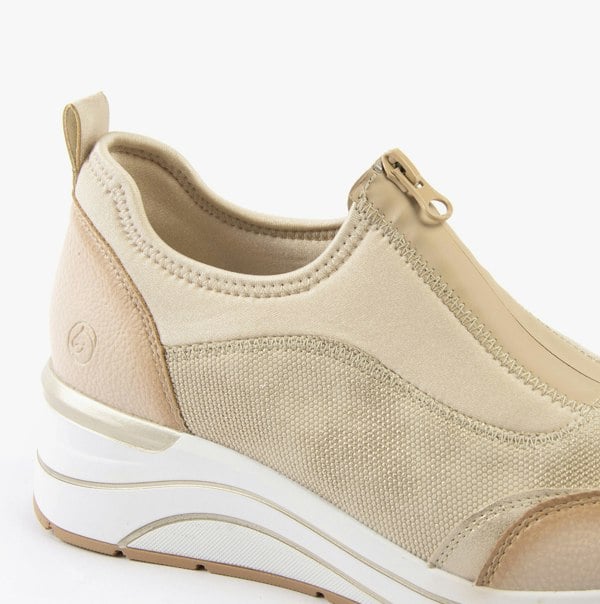 Remonte D0T08-61 Womens Trainers Beige Combination