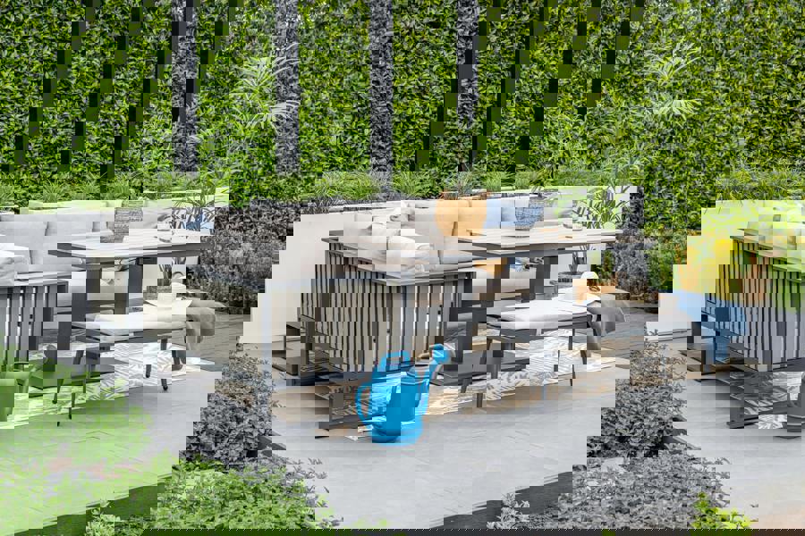 Garden Impressions Bologna Corner Lounge Set with Height Adjustable Table